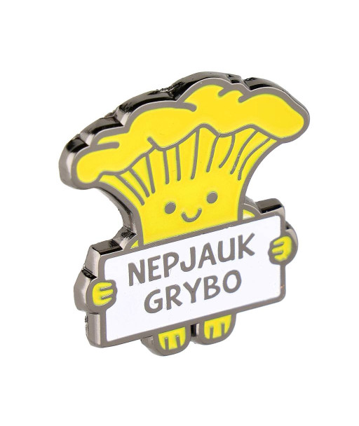 Mushroom-Shaped Pin Nepjauk grybo